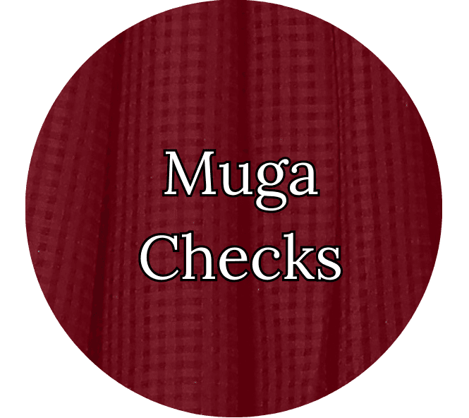 Muga-checks Sarees in India