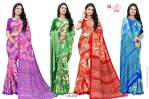 Chamundi Silk - 22764 by Asha Exports in Surat, India